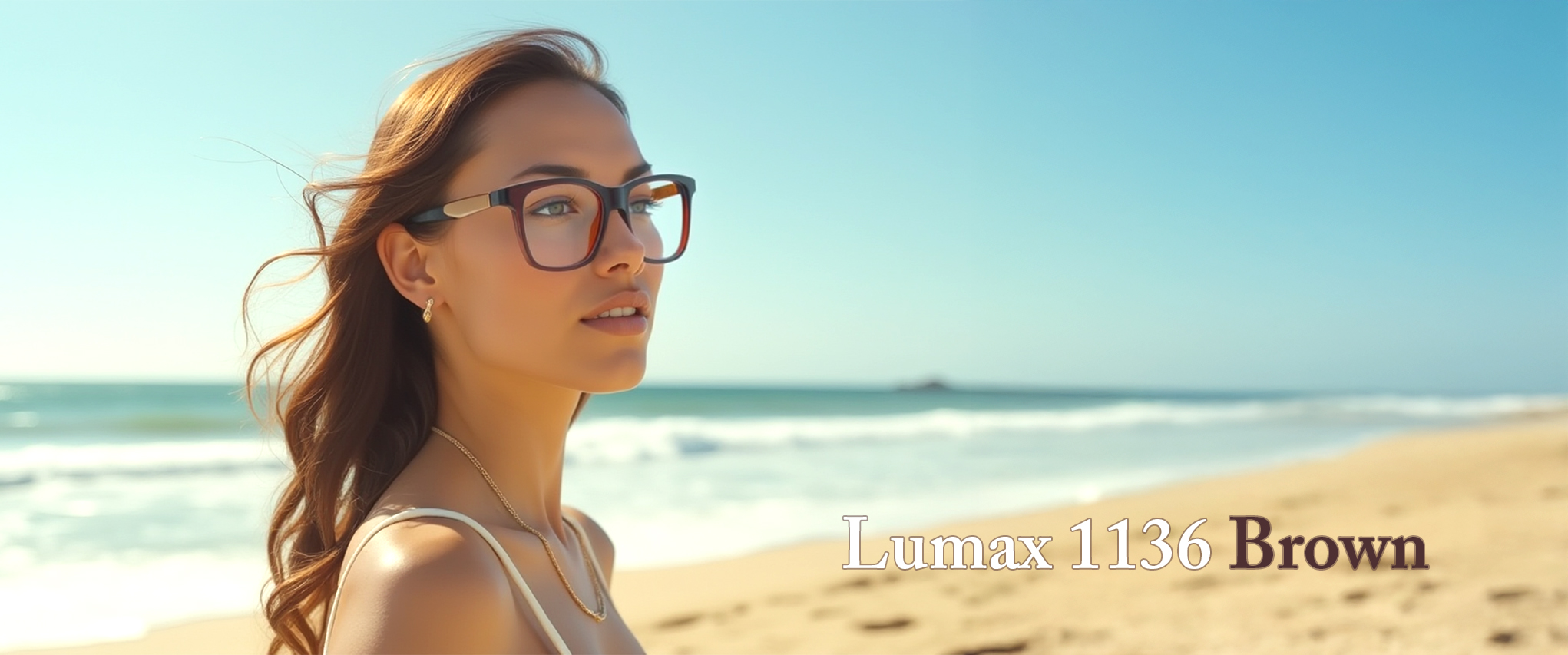 Lumax 1136 Brown Eyeglasses