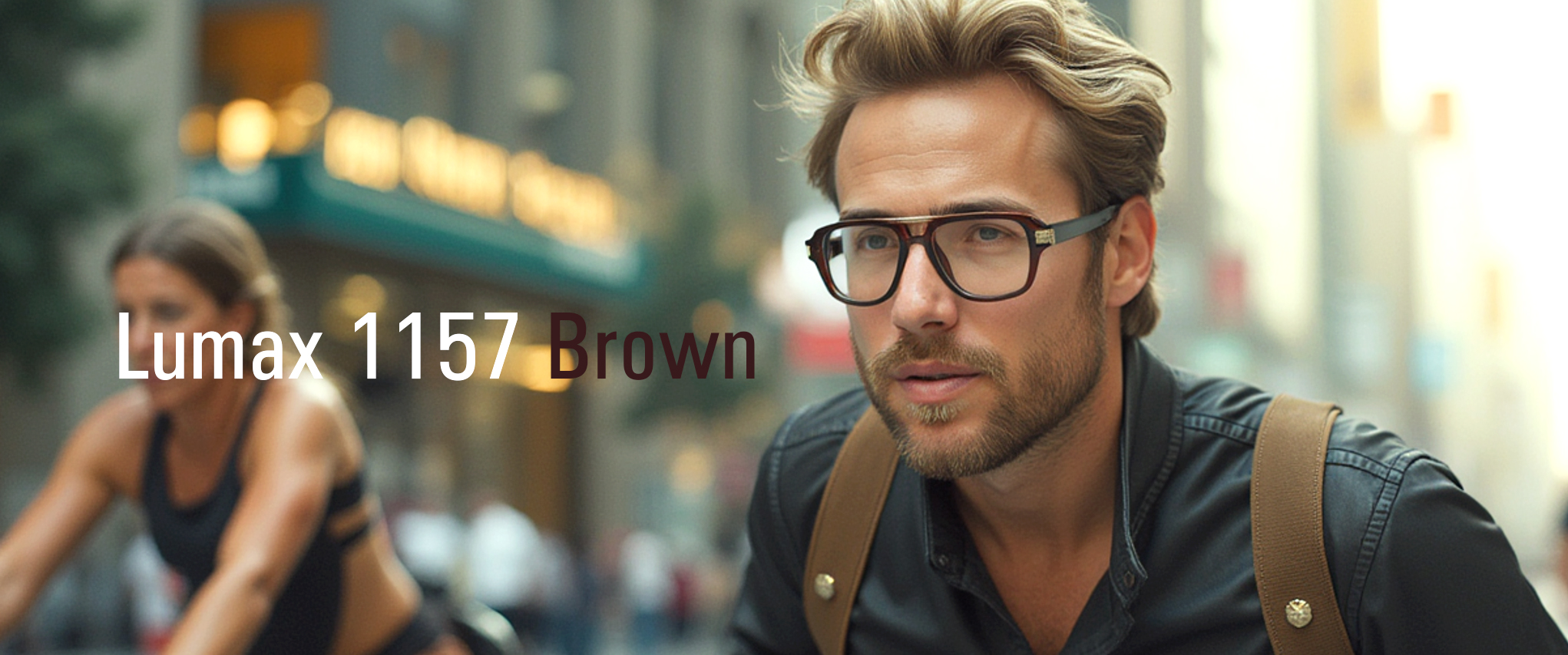 Lumax 1157 Brown Eyeglasses