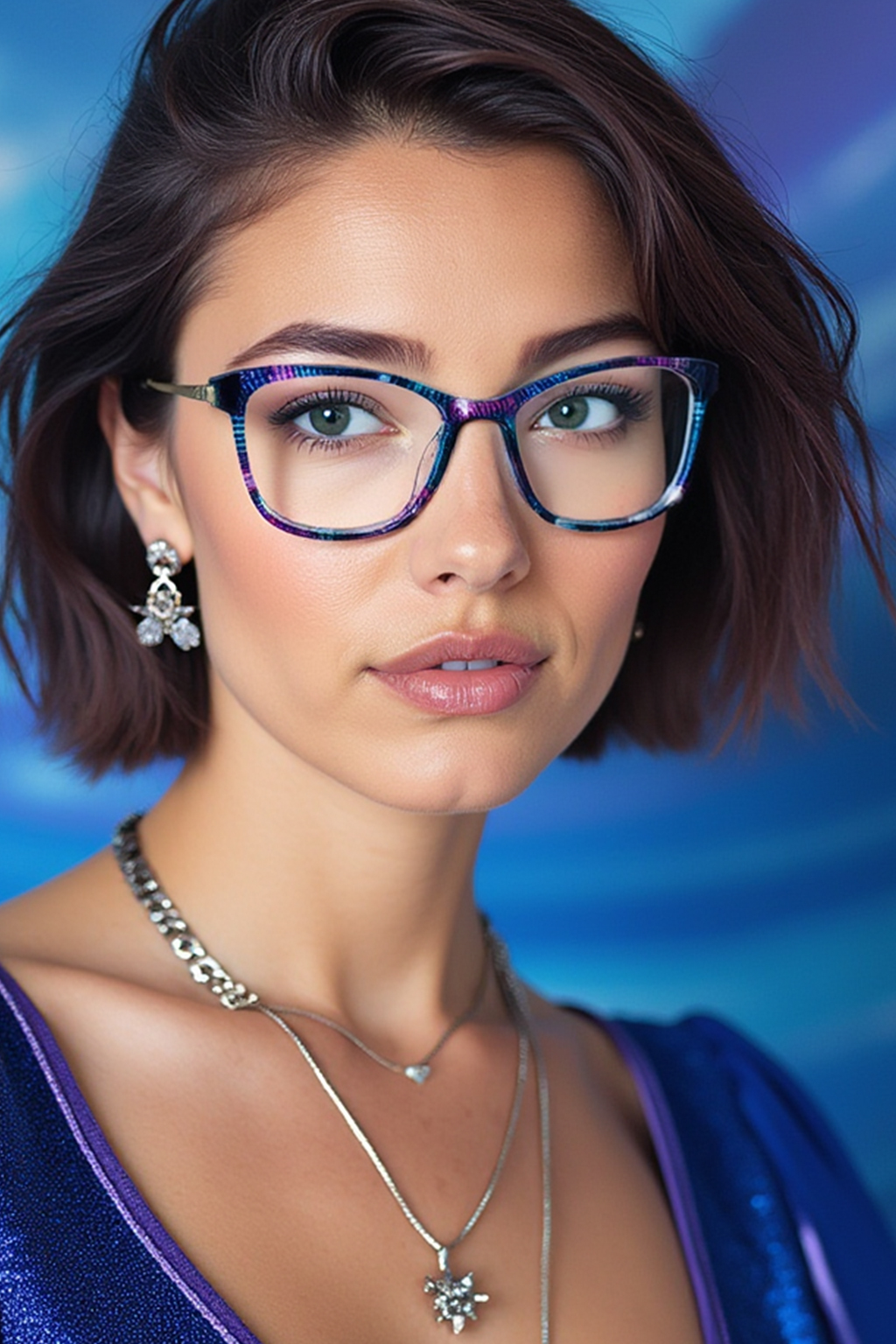Chic Jenna Blueberry