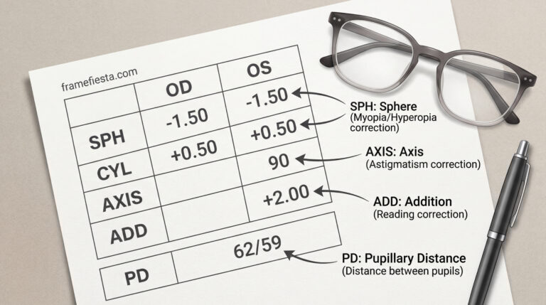 How to Read Your Eyeglass Prescription