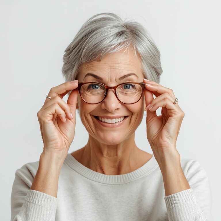 Why it important to take your glasses on and off with 2 hands.